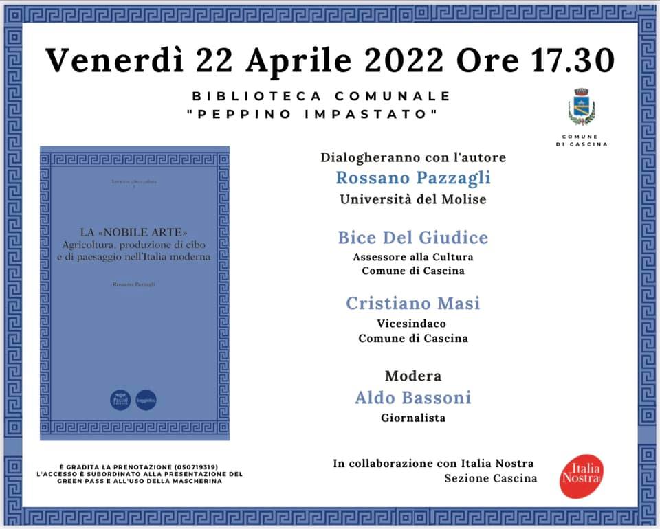 "La Nobile Arte"di Rossano Pazzagli