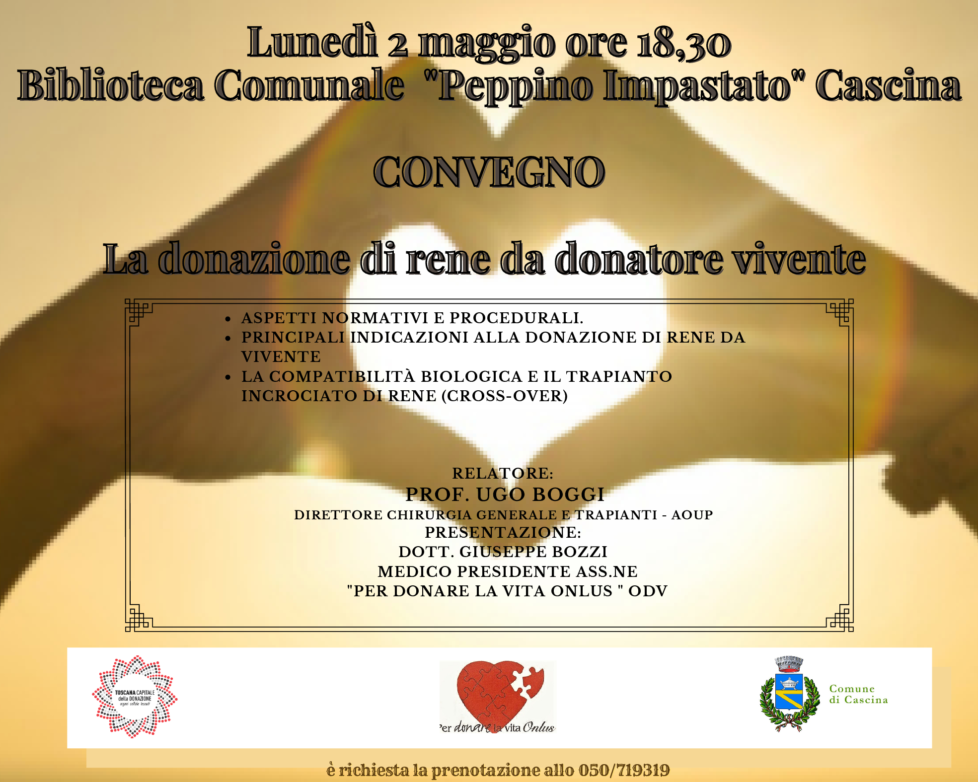 La donazione di rene da donatore vivente - conferenza