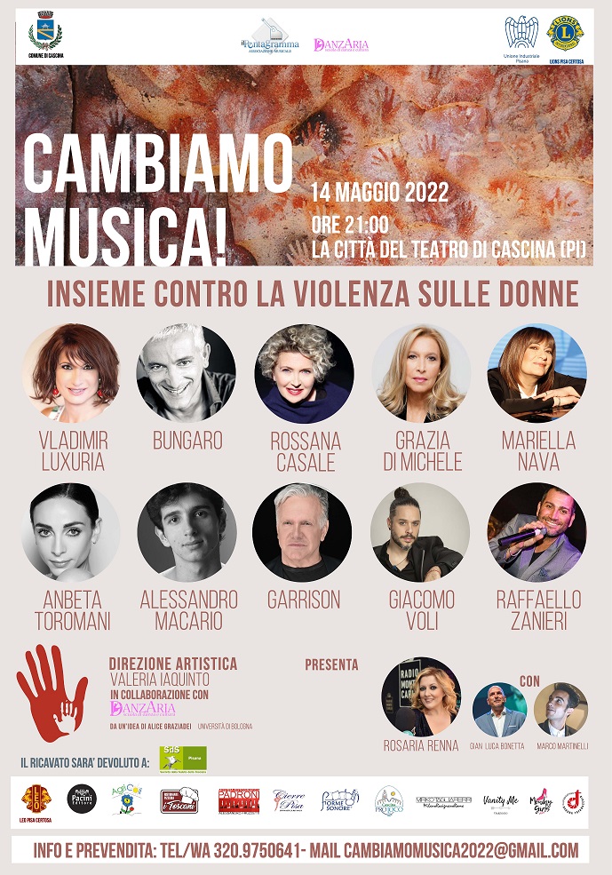 Cambiamo Musica: grande show il 14 maggio