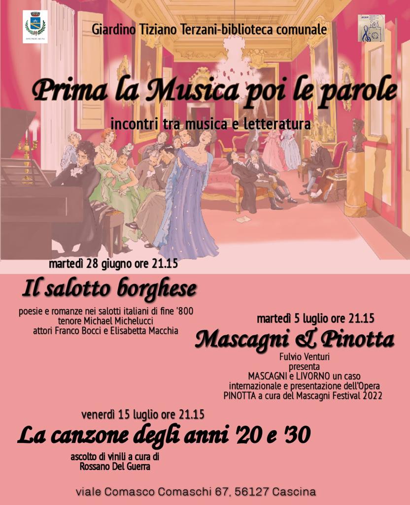 Prima la Musica poi le Parole- Mascagni e Pinotta