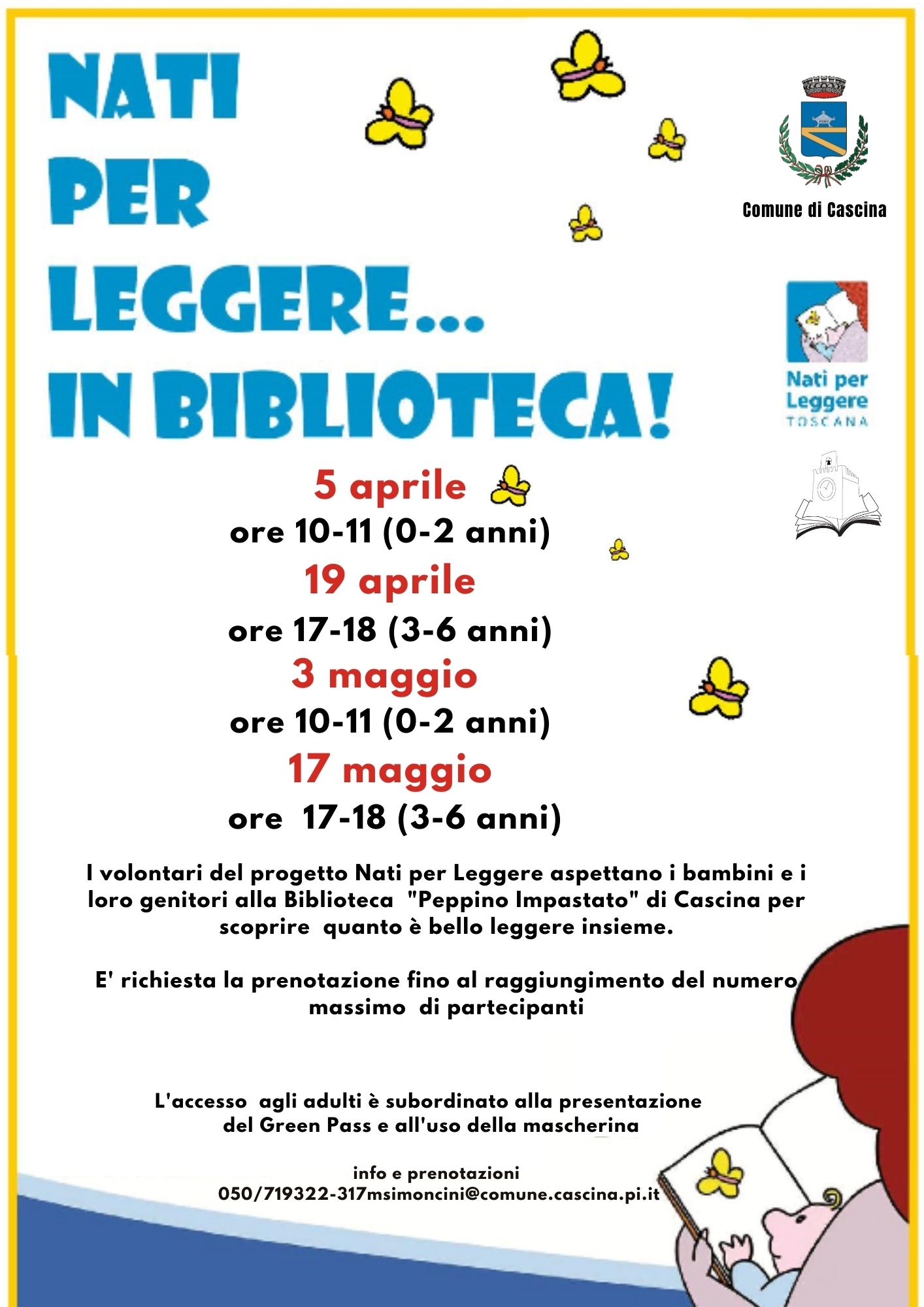 Nati per leggere...in biblioteca