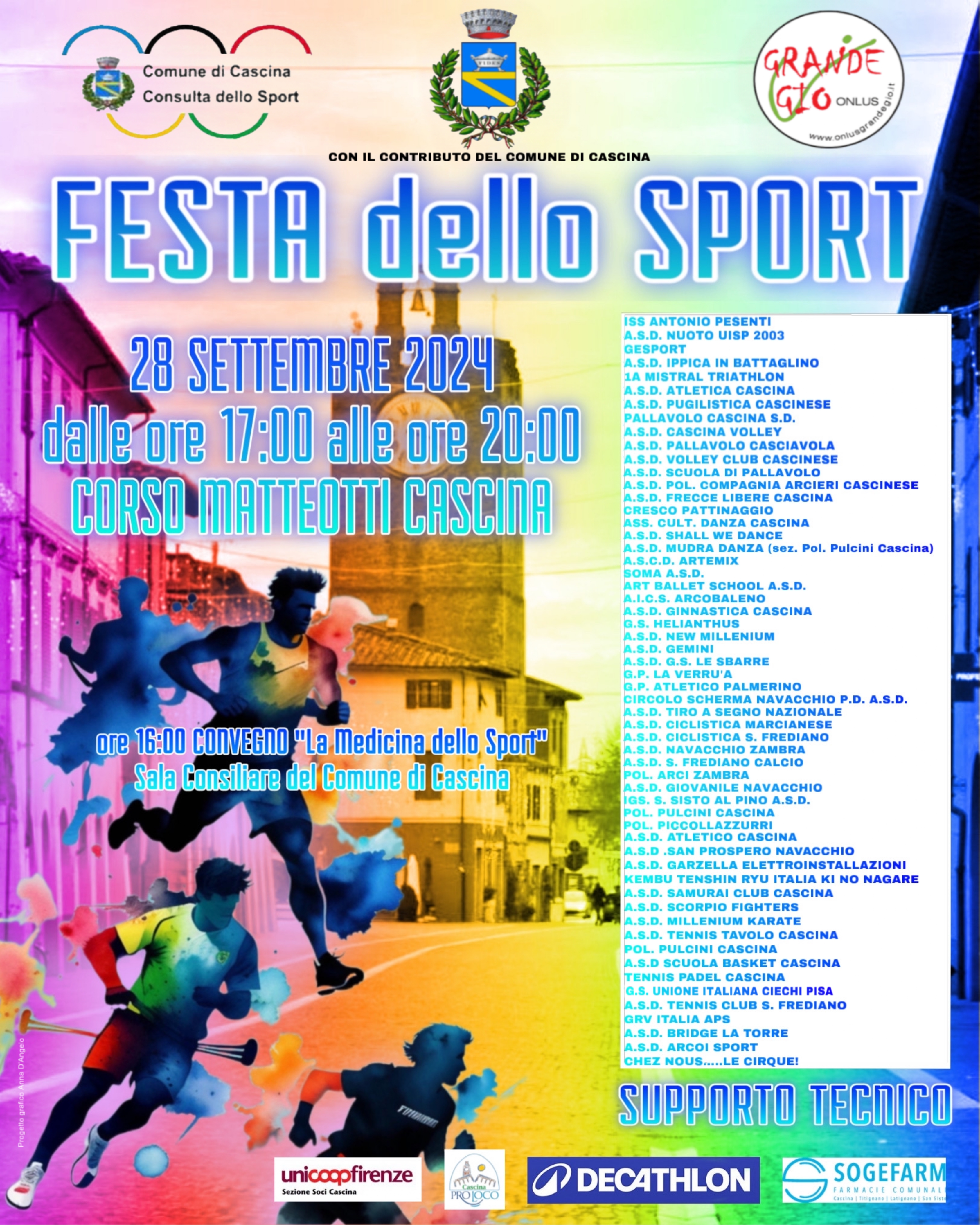 Sabato torna la Festa dello Sport