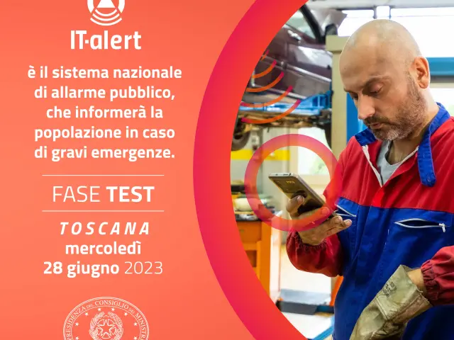 IT-Alert, la sperimentazione parte dalla Toscana