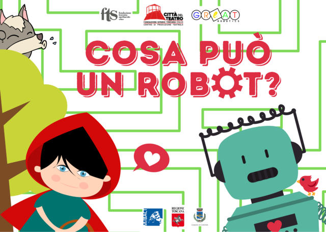 Progetto formativo "Cosa può fare un robot" di Fondazione Sipario Toscana-La Città del teatro in collaborazione con Great Robotics